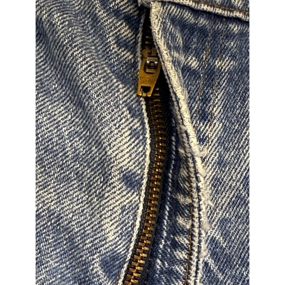 Vintage 1984 Orange Tab Levi's 575 Jorts Raw Hem Size 32 - Picture 5 of 12